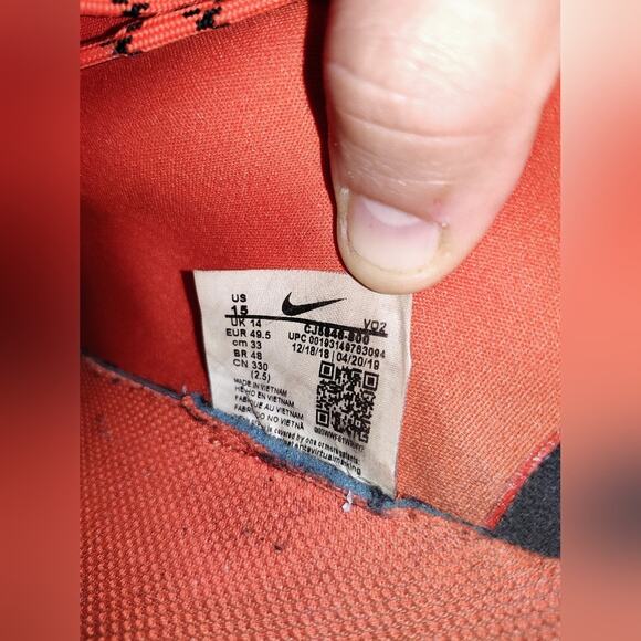 Size 15 - Nike Air Edge 270 NY vs NY 2019. - Picture 5 of 5